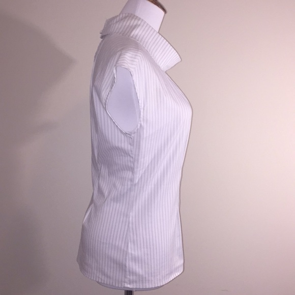 Alfani Rolled Collar Blouse - Picture 4 of 8